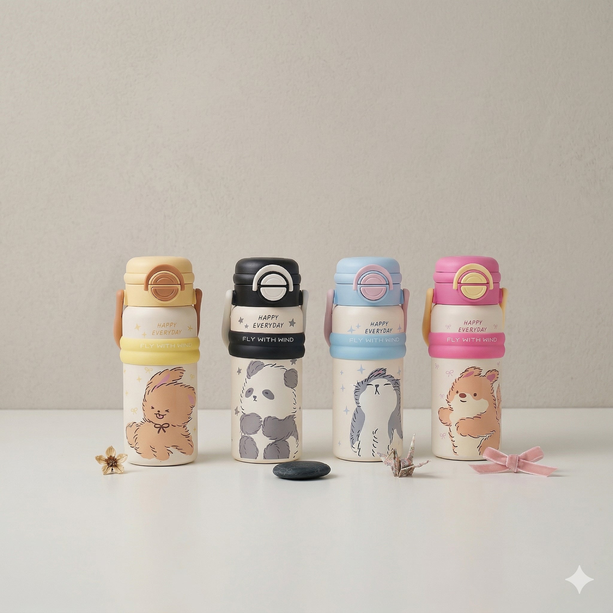 Happy Everyday Animal Series Insulated bottle