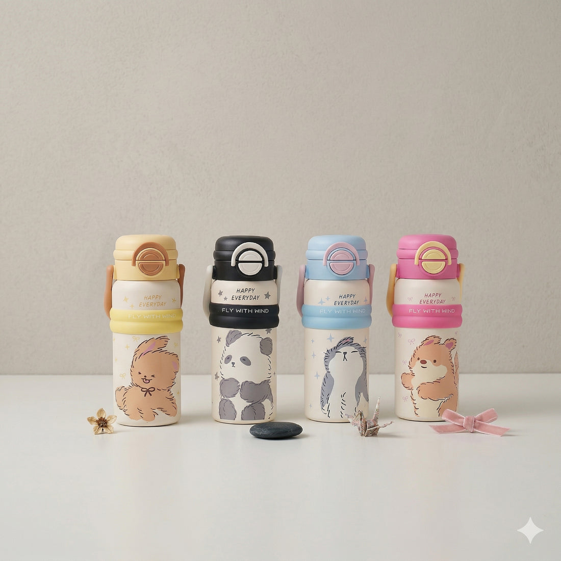 Happy Everyday Animal Series Insulated bottle