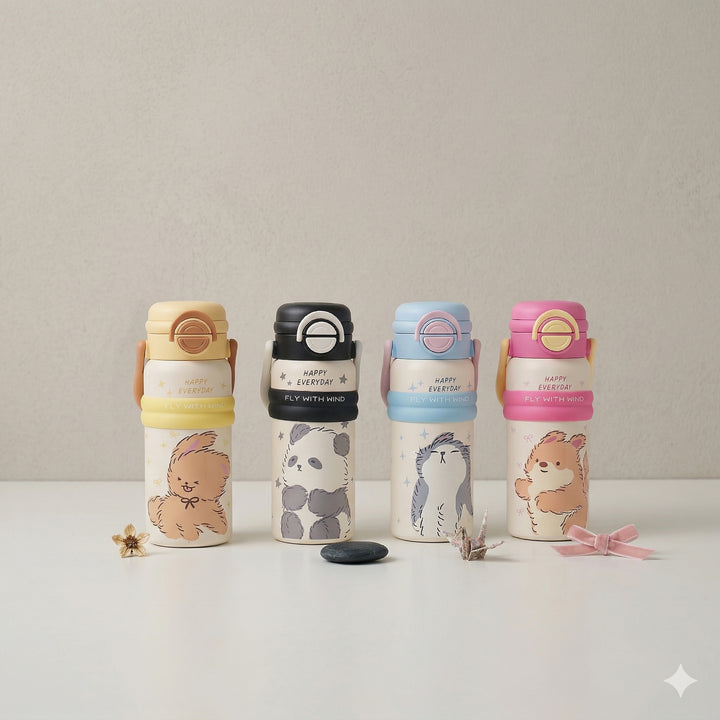 Happy Everyday Animal Series Insulated bottle