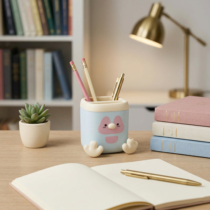 2-in-1 Character Pen Stand & Mechanical Sharpener