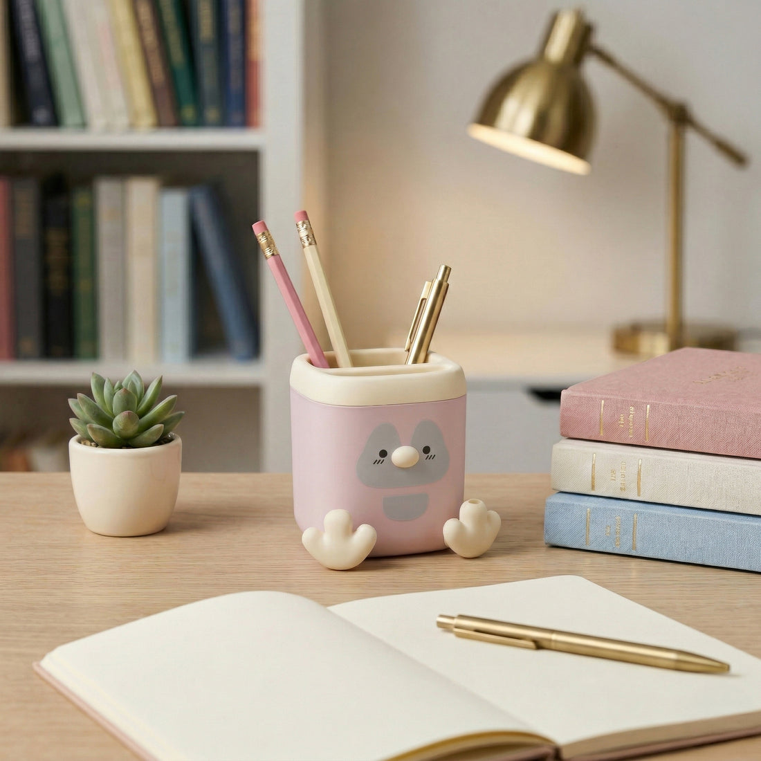 2-in-1 Character Pen Stand & Mechanical Sharpener