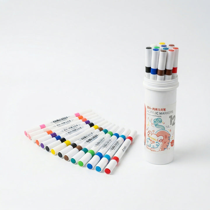 Acrylic Marker - 12 pieces set