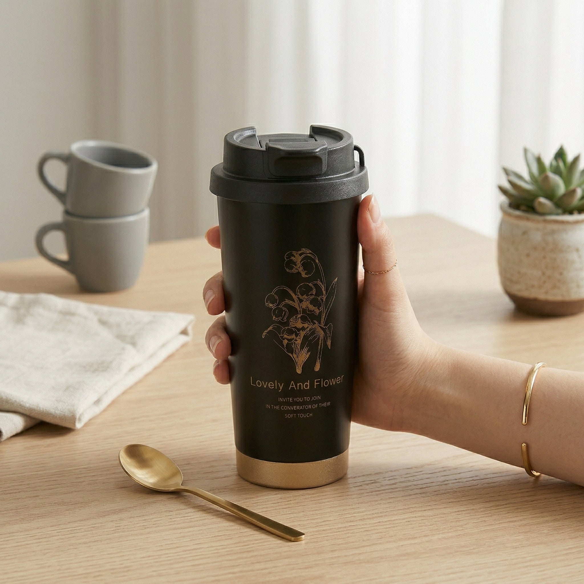 Lily of the Valley Thermal Trumbler