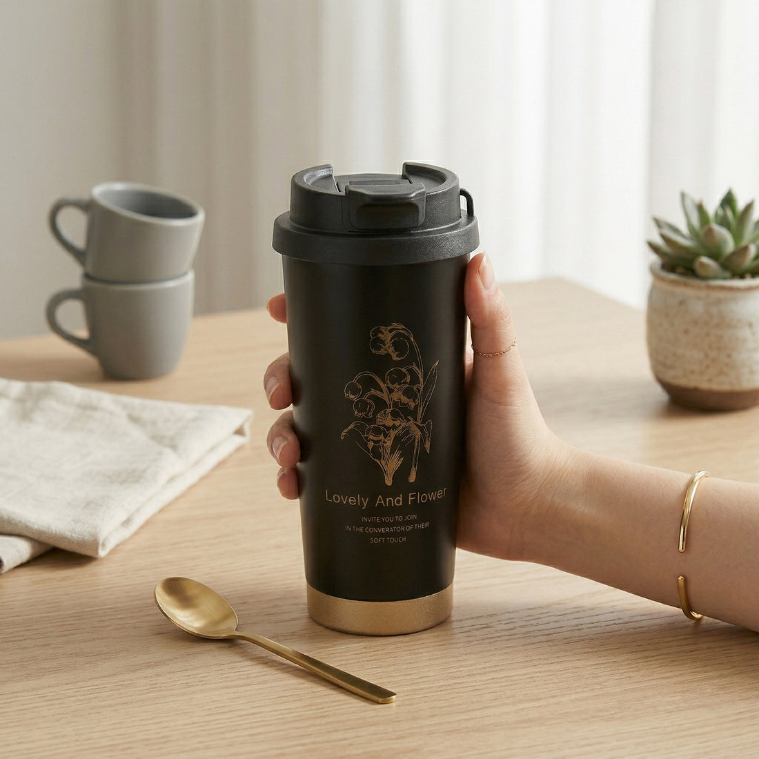 Lily of the Valley Thermal Trumbler