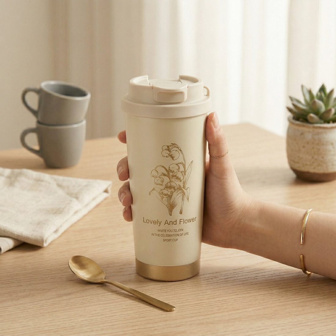 Lily of the Valley Thermal Trumbler