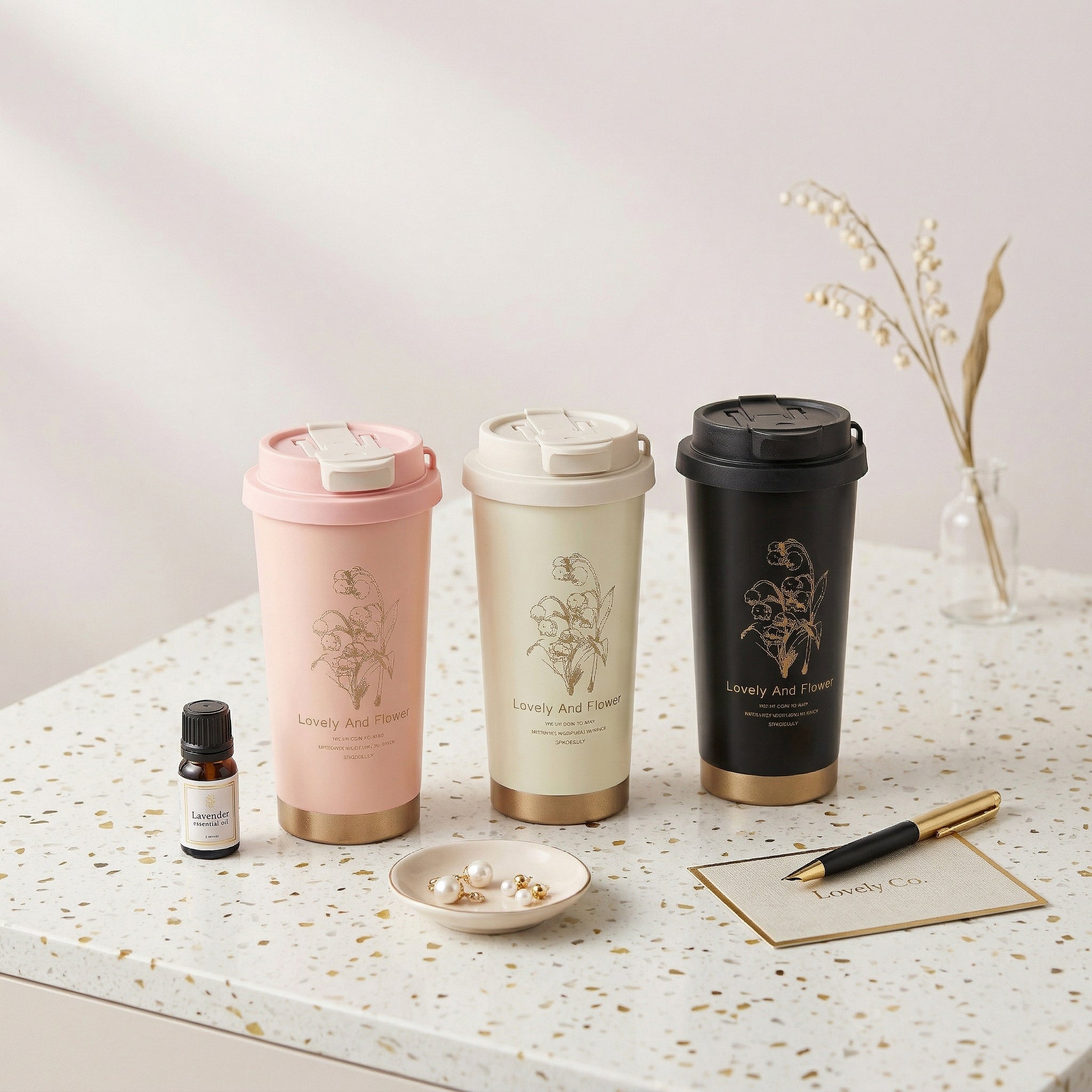 Lily of the Valley Thermal Trumbler