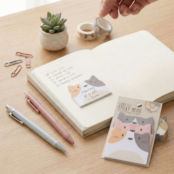 Sticky Notes (cats and bears)