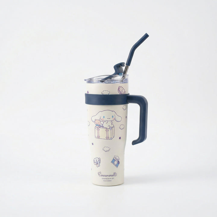 Sanrio Insulated Tumbler with Handle and Straw