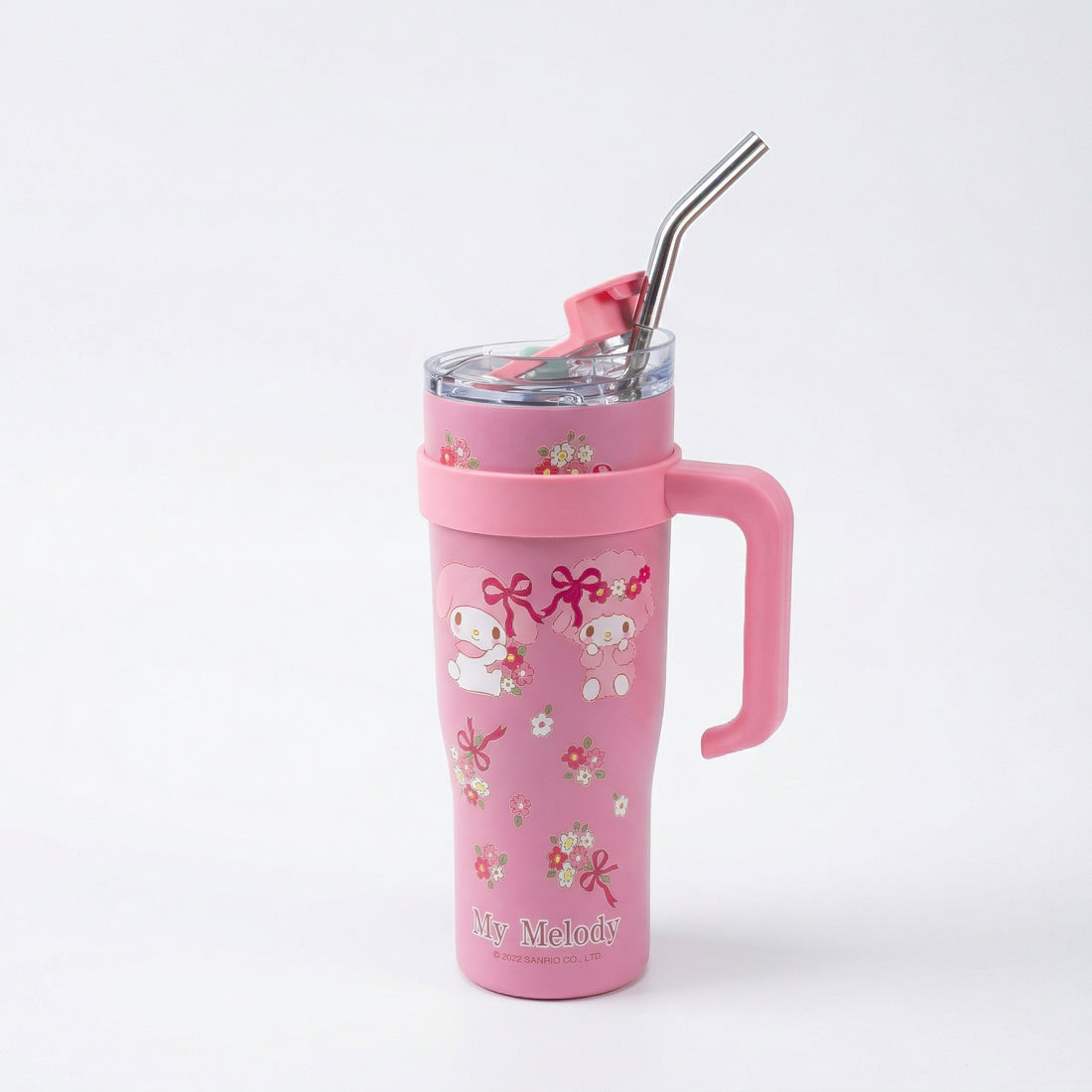 Sanrio Insulated Tumbler with Handle and Straw