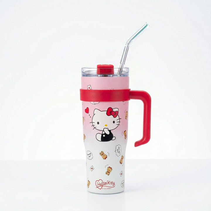 Sanrio Insulated Tumbler with Handle and Straw