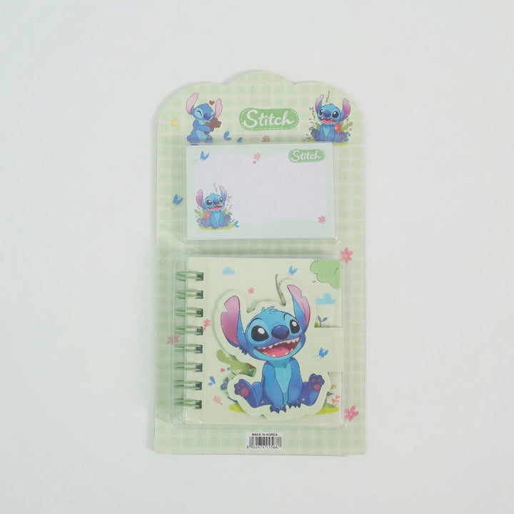 Small stitch notepad with sticky notes